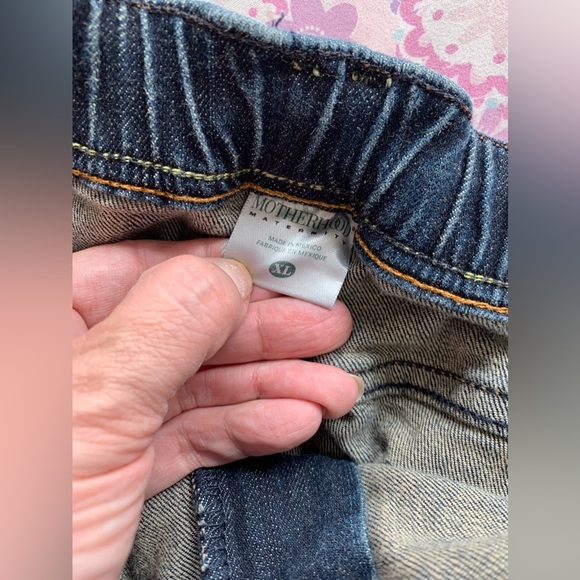 Motherhood maternity denim stretch mini skirt size XL - Picture 9 of 10